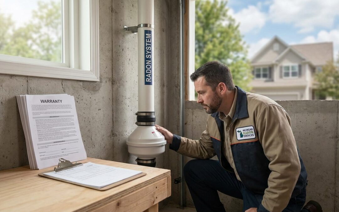Best radon mitigation warranties in Michigan