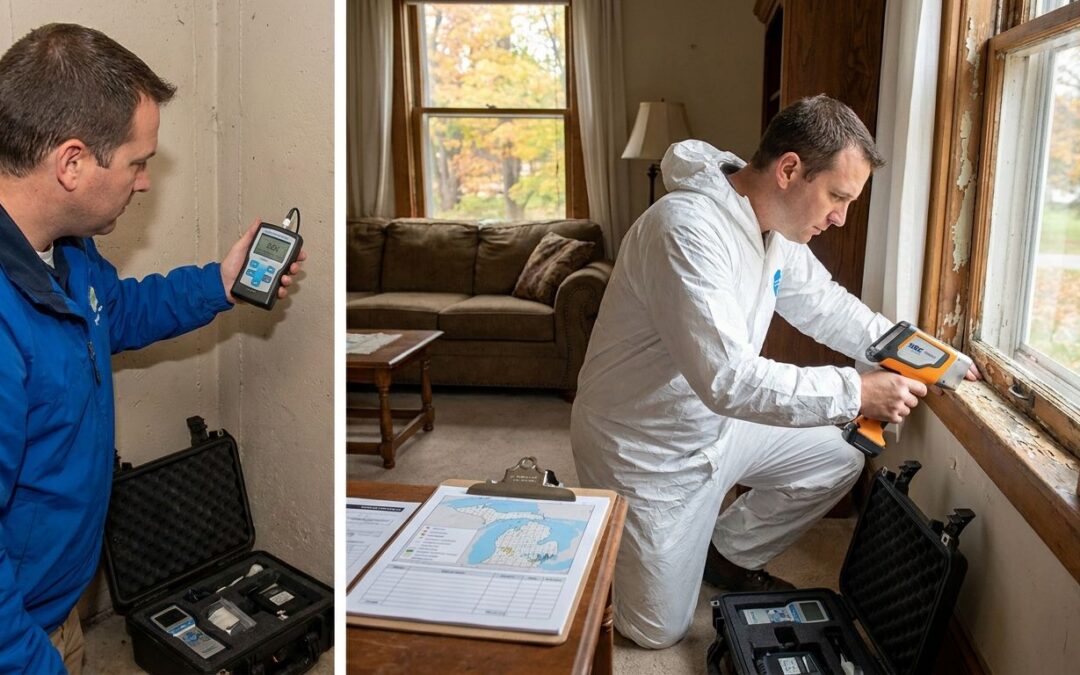 Combining radon testing with a lead paint inspection in Michigan