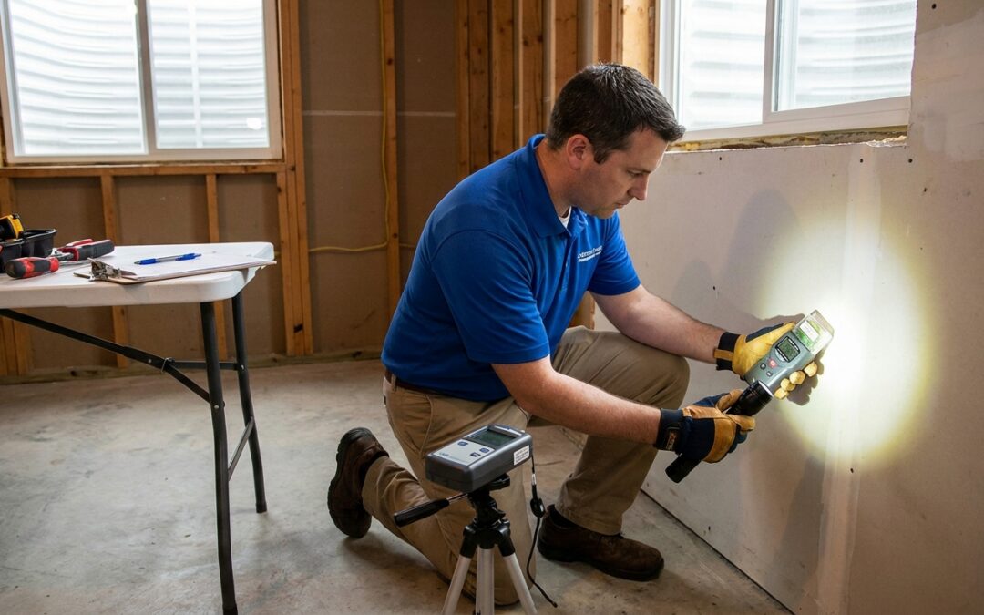Combining radon testing with a mold inspection in Michigan