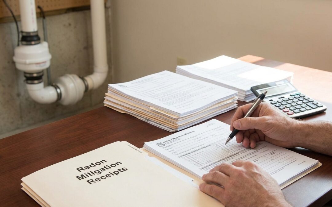 How to claim a radon mitigation tax deduction in Michigan