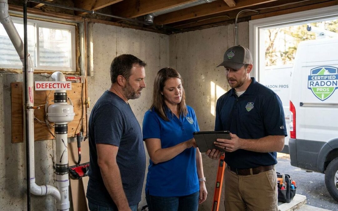 Switch Radon Mitigation Companies After a Bad Install (2026)
