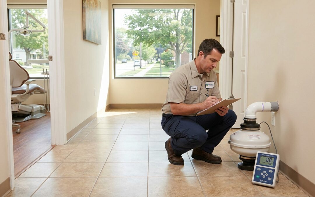 Radon control services for Michigan medical and dental offices