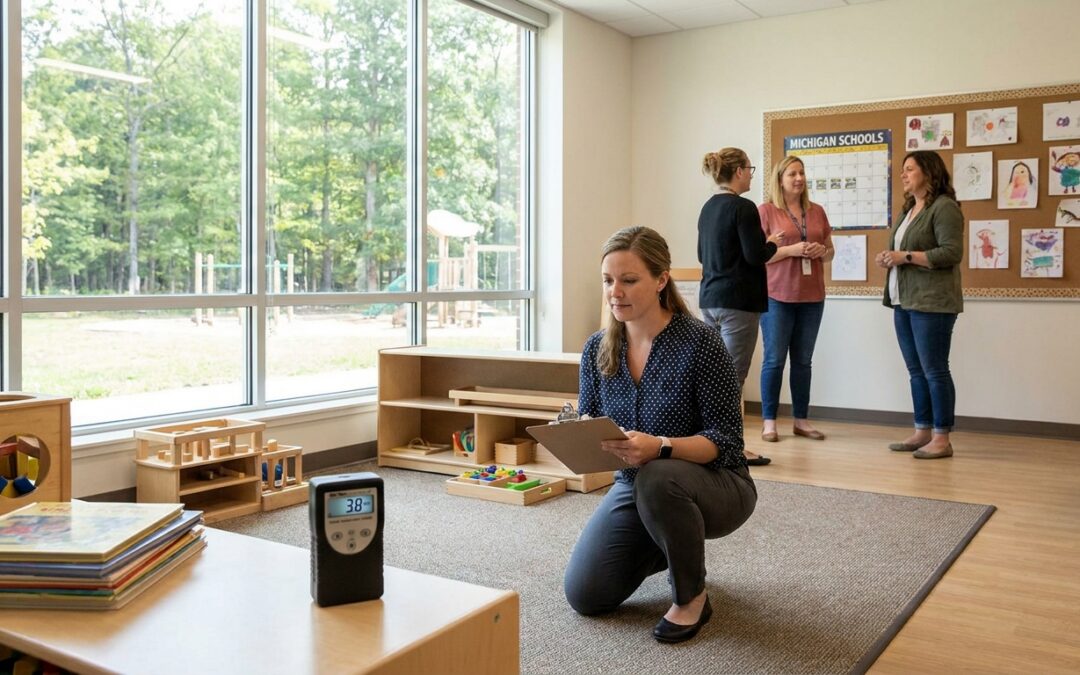 Radon mitigation for daycare centers and schools in Michigan