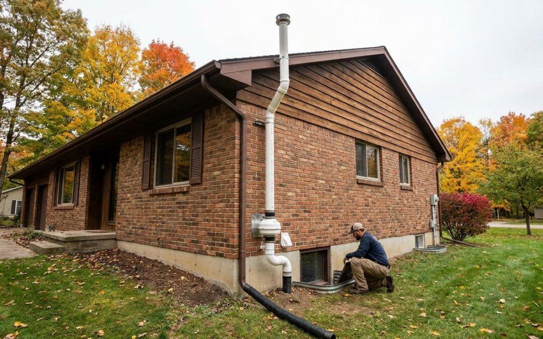 Radon mitigation for Michigan hybrid slab-and-crawl foundations