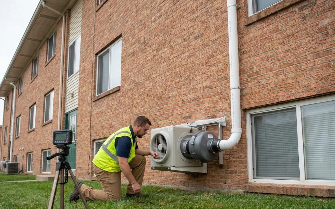 Radon mitigation for multi-family rental properties