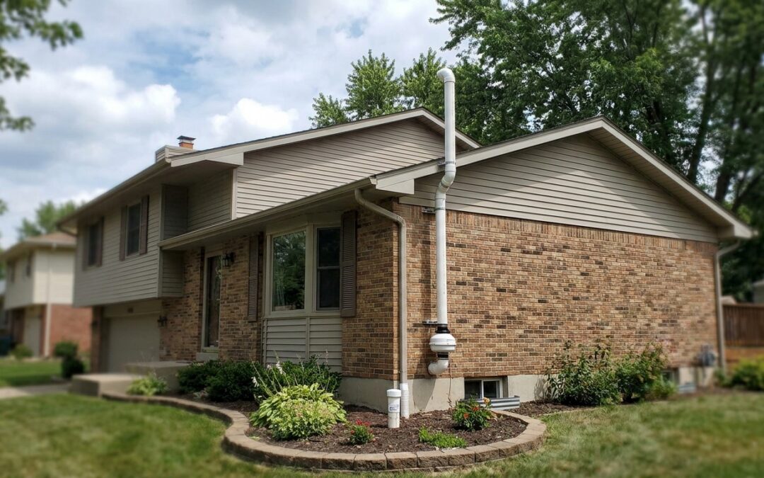 Radon mitigation systems for split-level and multi-story homes