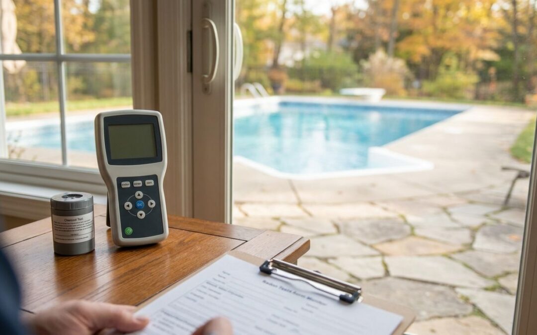 Radon testing for Michigan homes with in-ground pools