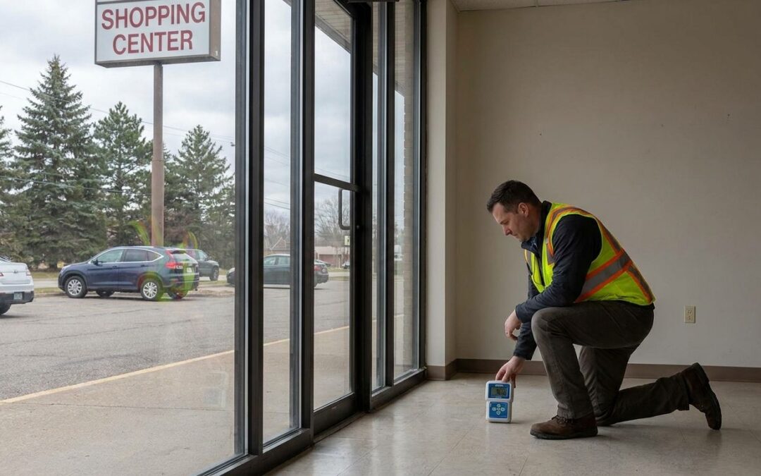 Radon testing for Michigan strip malls and shopping centers