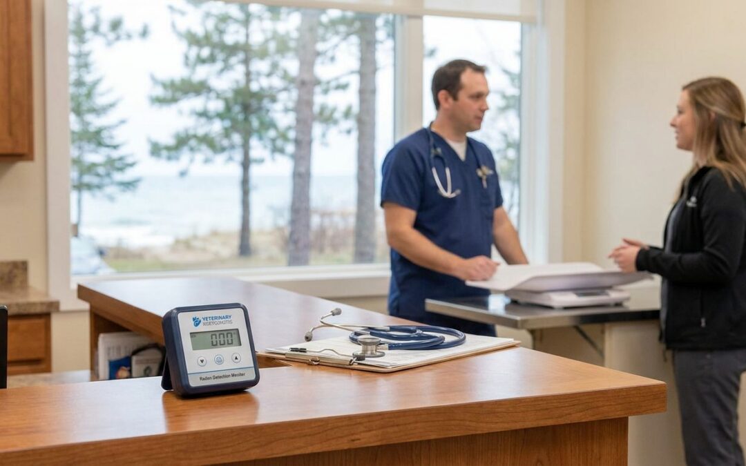 Radon testing for Michigan veterinary clinics and animal hospitals