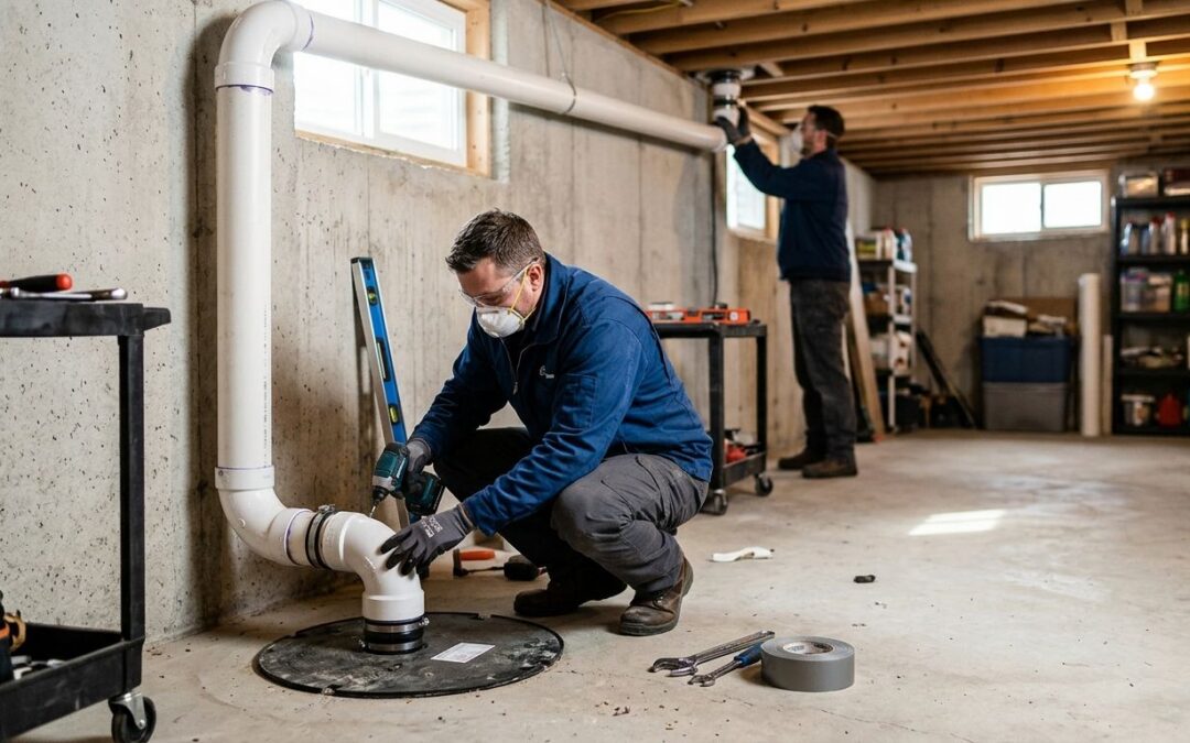 How long does a radon mitigation system installation take?