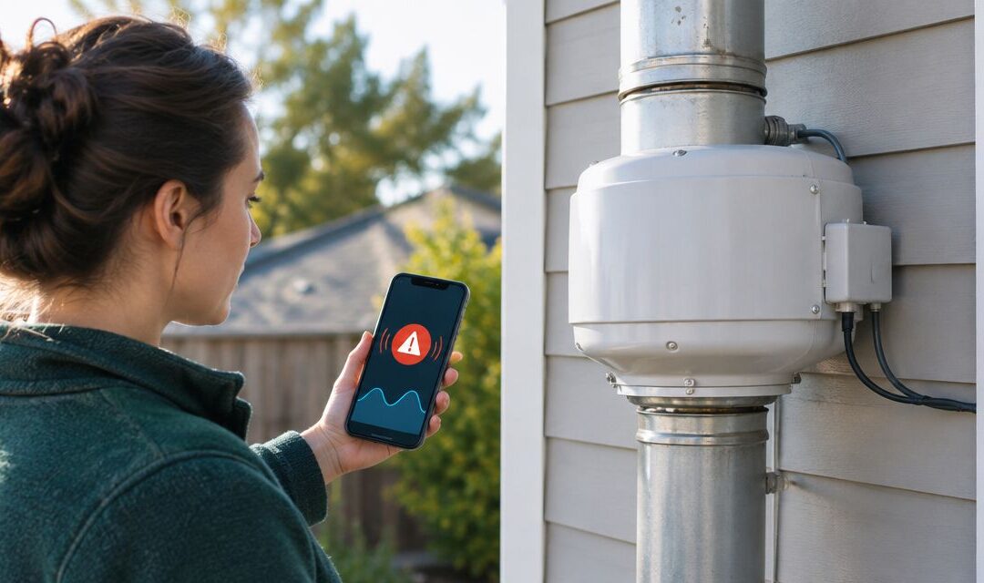 Automatically get alerted when your radon fan stops running