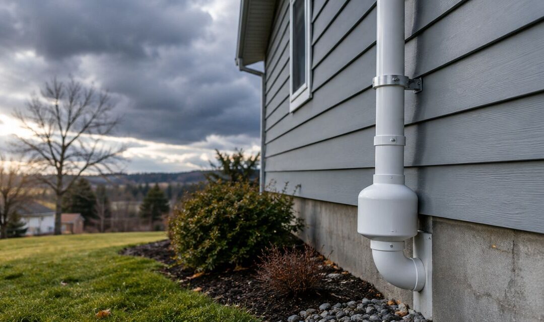 Can weather affect how a radon mitigation system performs?