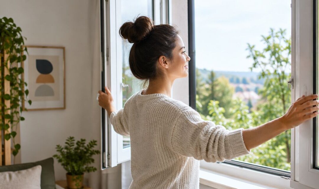 Does opening windows lower radon levels?