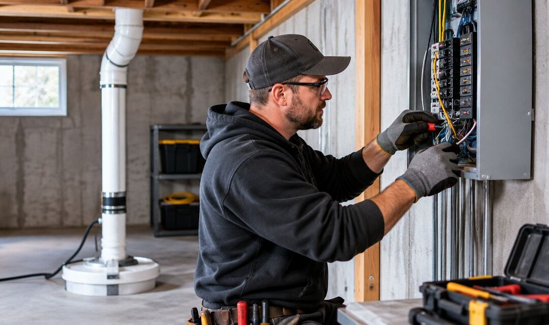 Radon mitigation wiring for electricians: complete 2026 guide